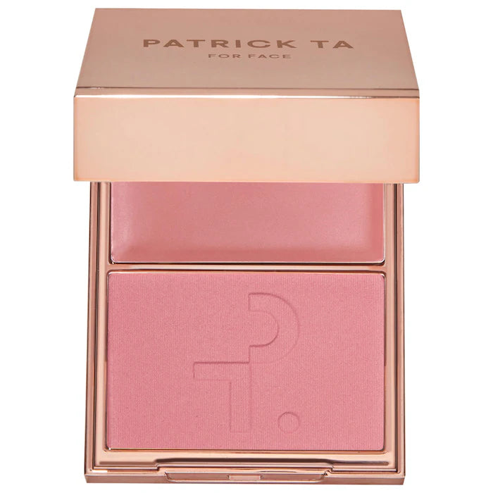 PATRICK TA 
Major Headlines Double-Take Crème & Powder Blush Duo